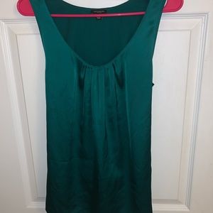 Ann Taylor Women’s Satin Green Blouse Top - size 6